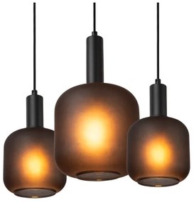 Lustră pe cablu Lucide 45405/07/30 ELOISE 7xE27/40W/230V negru