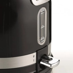 Cana electrica Ariete MODERNA 2854/02, 2000W, 1.7 L, Timer, 360° rotire, Filtru detasabil, Negru