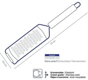 Răzătoare Kela Crown Rondo, din oțel inoxidabil