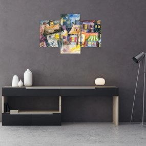 Tablou - Oraș western (90x60 cm)