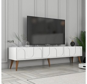 Masă TV/Dulap Bipemu 3 (alb + Nuc) . 1095685