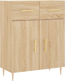 vidaXL Dulap, stejar sonoma, 69,5x34x90 cm, lemn compozit