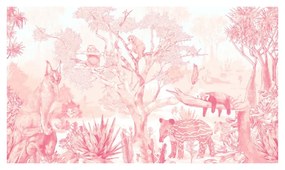 Tapet VLAdiLA Sleepy Meadow in Pink 520 x 300 cm