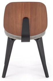 Scaun K563 nuc/gri/negru H81 cm