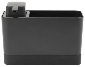 Organizator chiuveta Brabantia SinkSide 1003312, 2 piese, 200 ml, Antiderapant, Gri
