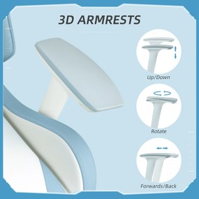 HOMCOM Scaun Gaming pentru computer din piele artificială | Aosom Romania