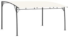 vidaXL Copertină pavilion de grădină, crem, 4x3x2,55 m