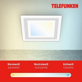 Telefunken 318706TF - Panou LED dimerizabil/18W/230V 3000-6500K + telecomandă