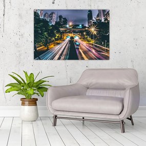 Tablou - Oraș de noapte (90x60 cm)