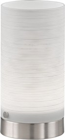 Lampa de masa Lou nichel 10/20 cm