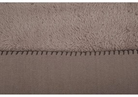 Pătură taupe din micropluș/cocolino 150x200 cm Tomo – Tiseco Home Studio