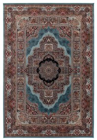 Covor Persan albastru Tabriz 160x230 covor mecanic elegant pentru living sau dormitor