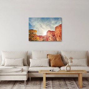 Tablou unui indicator cu inscripție (70x50 cm)
