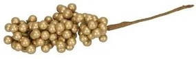 Ramura decorativa Gold Berries 15 cm