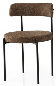 Set de scaune de sufragerie Gini Brown and Black,2 buc.