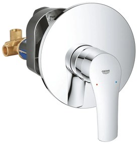 Baterie dus incastrata Grohe Eurosmart, corp incastrat inclus, crom lucios