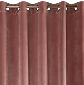 Draperie de catifea culoarea roz închis 140 x 250 cm Lungime: 250 cm
