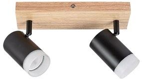 Spot de tavan TORAS 2xGU10/5W/230V stejar Rabalux 73122