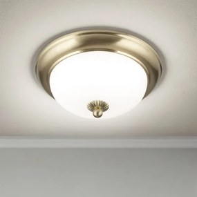 Orion - Plafonieră EMPIRA, 2xE14/40W/230V, Ø 26,5 cm, alamă
