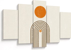 Tablou - Arcuri maro (150x105 cm)