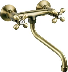 Baterie lavoar Ferro Antica bronz antichizat cu pipa mobila