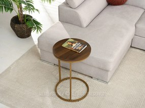 Măsuță de cafea Corden (nuc + auriu). 1111594