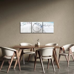 Tablou - Urs polar (cu ceas) (90x30 cm)