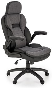 Scaun de birou Valerio negru/gri H128 cm