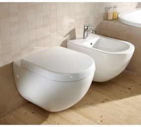 Bideu suspendat, Villeroy&amp;Boch Subway, 37x56cm, Alb Alpin, CeramicPlus, 740000R1