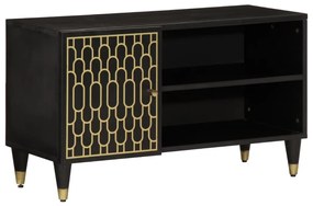 vidaXL Comodă TV, 80x31,5x46 cm, lemn masiv de mango