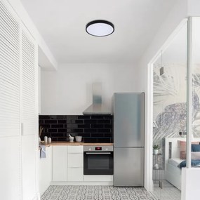 Plafonieră LED pentru baie Rabalux 71436 ALENZO LED/18W/230V IP44 negru