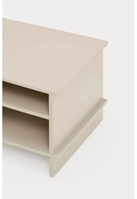Noptieră crem cu rafturi Inari – Teulat