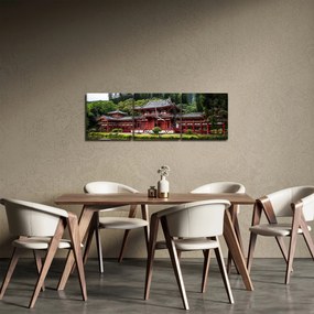 Tablou - arhitectura Chinezească (cu ceas) (90x30 cm)