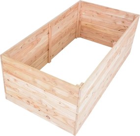 PREMIUM MODŘÍN Strat înălțat 135 x 70 x 50 cm, din lemn