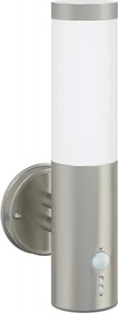 vidaXL Lumină de perete pentru exterior Argintiu 15 x 7,5 x 33 cm