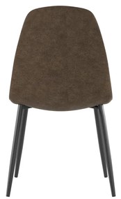 STONES Scaun din piele ecologică 44cm X 50cm H. 84cm | Aosom Romania