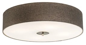 Plafonieră rustică taupe 50 cm - Drum Jute