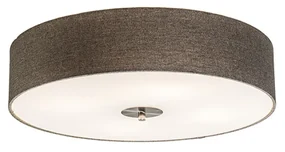 Plafonieră rustică taupe 50 cm - Drum Jute