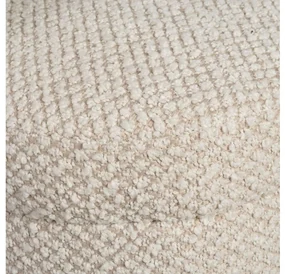 Fotoliu din stofă boucle, crem, Claudine