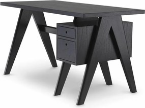Birou design vintage LUX Jullien, negru 114742 HZ