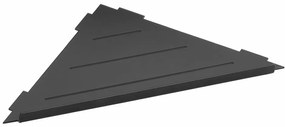 Raft de colț inteligent SAPHO XJ615B  29,7 x 1,5 x 21 cm, negru mat
