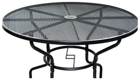 Masă de grădină rotundă din metal ø 106 cm - Rojaplast