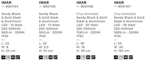 Plafoniera LED design modern IMAR