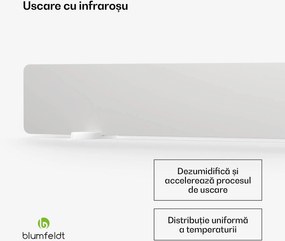 Blumfeldt DryWave uscător infraroșu de pereți, 50-100 W, usucă vopseaua și tencuiala