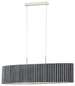 Lustră pe cablu TAMARESCO 2xE27/40W/230V gri Eglo 39773