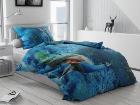 Lenjerie de pat 3D Paun