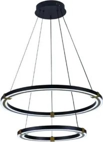 Lustră LED dimabilă pe cablu LED/130W/230V 3000-6500K + telecomandă