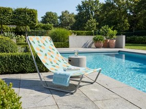 Sezlong de plaja pliabil SAND PINEAPPLE, colorat