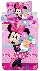 Disney Minnie Bouquet lenjerie de pat 140×200cm, 70×90 cm