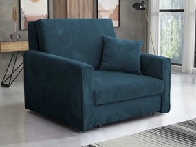 Fotoliu extensibil Clovea Bis Premium I (Albastru închis) (cu sp. depozitare). 1105648